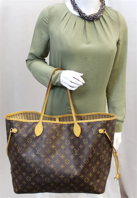 Neverfull GM Monogram Large Size Brown Tote .